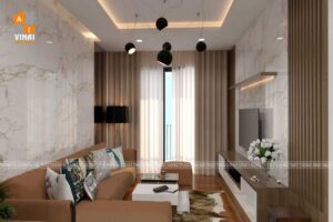 Nội thất phòng khách chung cư Việt Đức Complex- 29 Lê Văn Lương-5