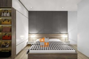 Nội thất phòng ngủ 1 nhà ống 3.5x15m-1