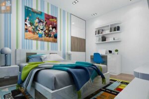 Nội Thất Phòng Ngủ Bé Trai Chung Cu Royal City căn-3 Ngủ 109m2-1