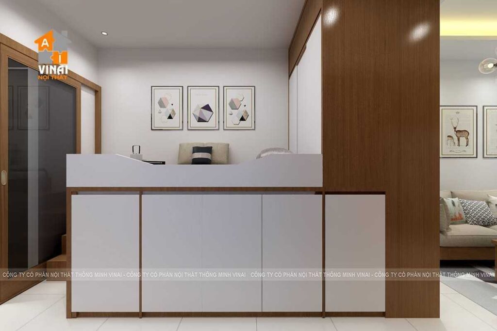 Nội thất phòng khách nhà tập thể số 9 hàng lược-4