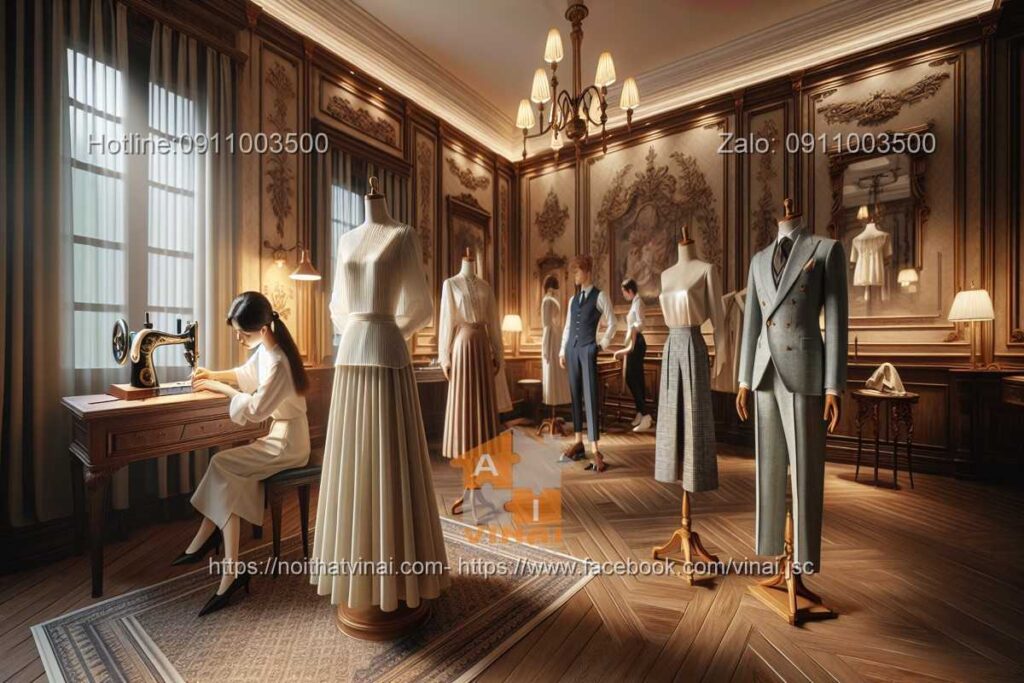 Thiết kế showroom thời trang phong cách cổ điển 1