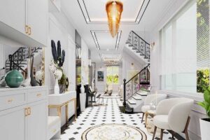 Nội thất biệt thự Vinhomé Riverside The Harmony- Phòng ăn