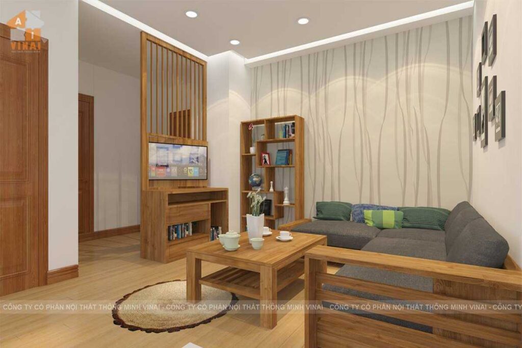 Phòng khách chung cư Nam Cường- Cổ Nhuế