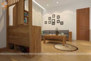 Phòng khách chung cư Nam Cường- Cổ Nhuế