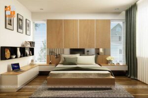 Nội Thất phòng ngủ 2 Biệt Thự Xuân Phương Tasco -1