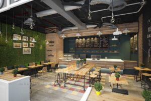 Nội thất caffe hapulico Thanh Xuân