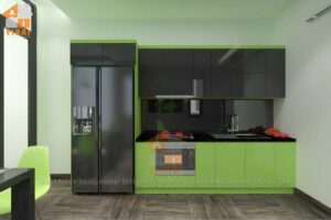 Nội thất phòng thờ nhà lô 5 tầng Dịch Vọng- Cầu Giấy- Hà Nội-bếp