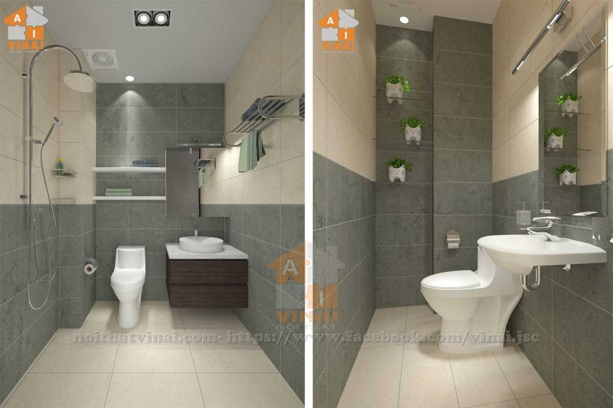 Nội thất phòng tắm nhà lô 5 tầng Dịch Vọng - Cầu Giấy- Hà Nội