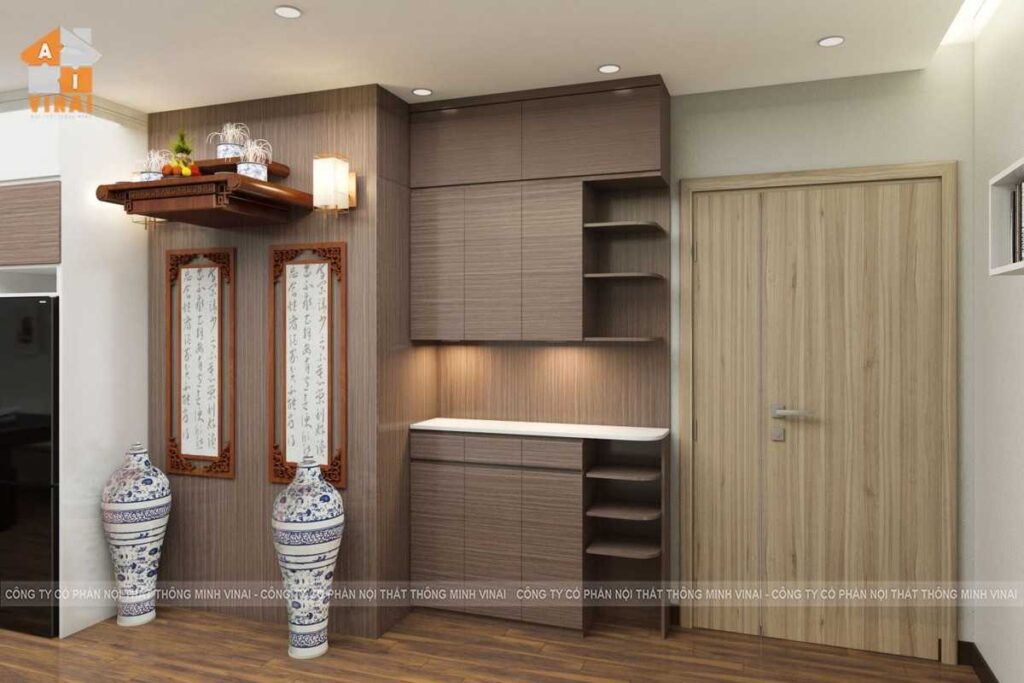 Nội thất phòng khách chung cư New Horizon- 87 Lĩnh Nam