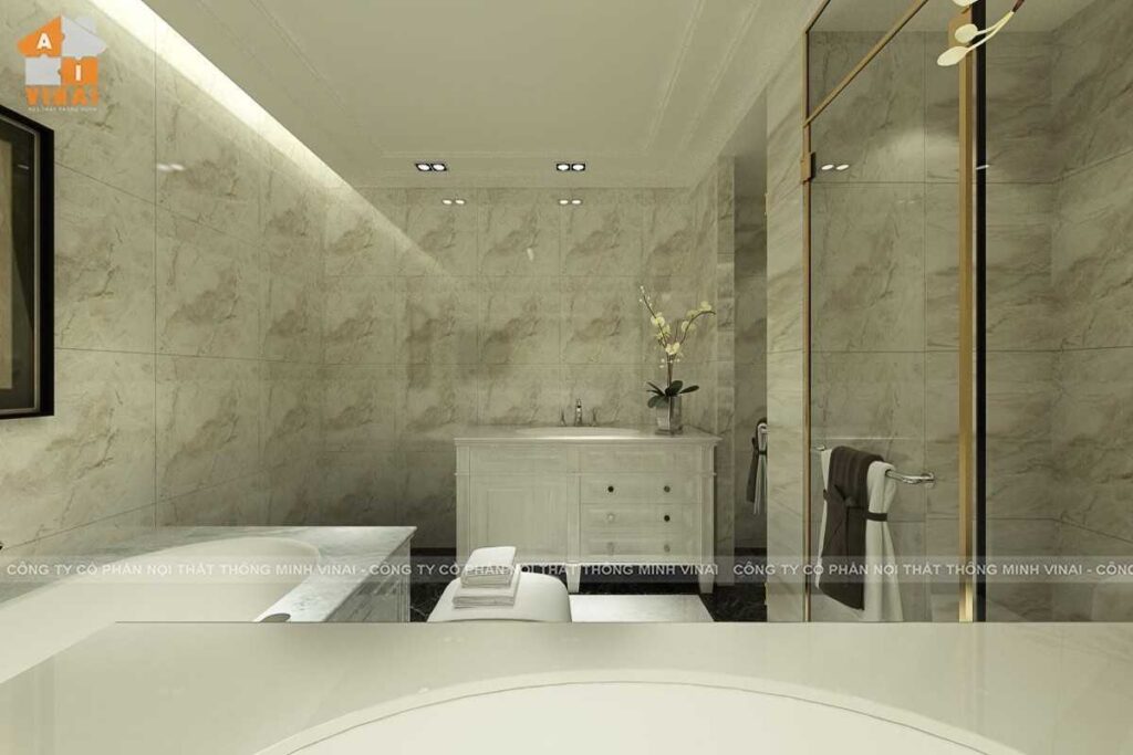 Phòng tắm chung cư Times City