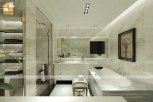 Phòng tắm chung cư Times City