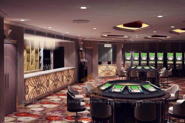 Thiết kế khách sạn Rolex quầy bar 3
