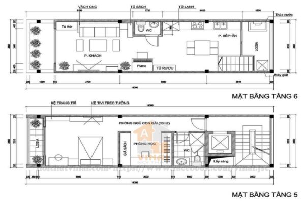 Mặt bằng shophouse Yên Phụ- Tây Hồ