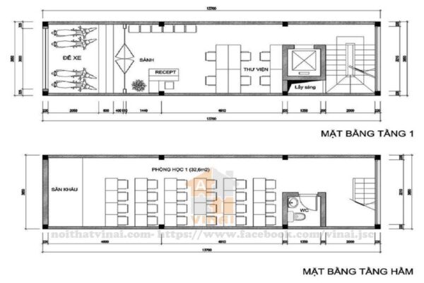 Mặt bằng shophouse Yên Phụ- Tây Hồ