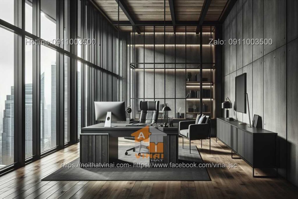 Mẫu bàn trưởng phòng -8