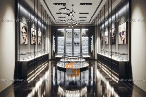 Mẫu cửa hàng kính mắt nhỏ 1