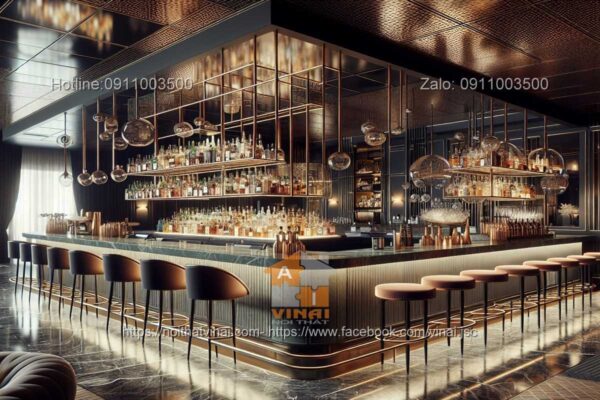Mẫu thiết kế bar club trong khách sạn cao cấp 5 sao quốc tế 5