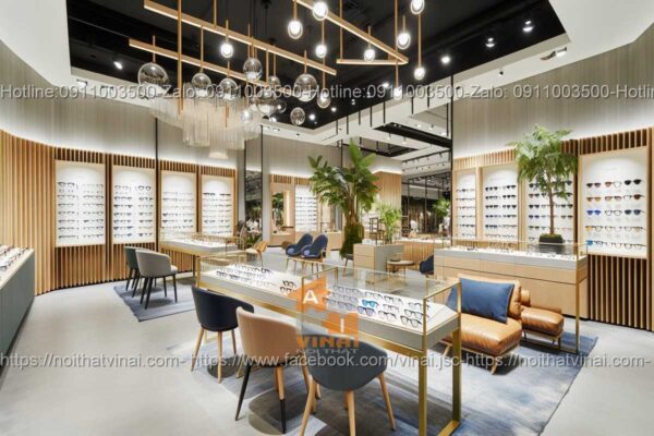 Mẫu thiết kế cửa hàng kính mắt đẹp 16