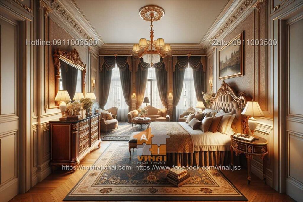 Mẫu thiết kế khách sạn cao cấp phòng tổng thống 1