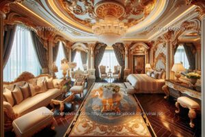 Mẫu thiết kế khách sạn cao cấp phòng tổng thống 11