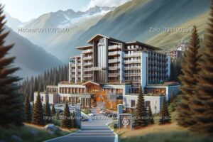 Thiết Kế Khách Sạn Nghỉ Dưỡng Núi Hòa Nhập Vào Thiên Nhiên 1