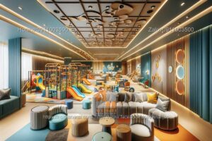 Mẫu thiết kế khu vui chơi cho trẻ em trong nhà 4