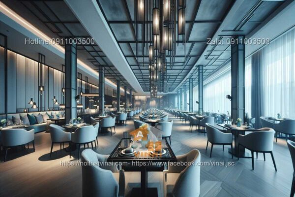 Mẫu thiết kế nhà hàng cao cấp trong khách sạn 5 sao quốc tế 18