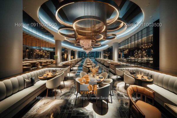 Mẫu thiết kế nhà hàng cao cấp trong khách sạn 5 sao quốc tế 19