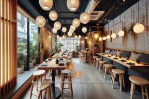 Mẫu thiết kế nhà hàng Hàn Quốc hiện đại -3