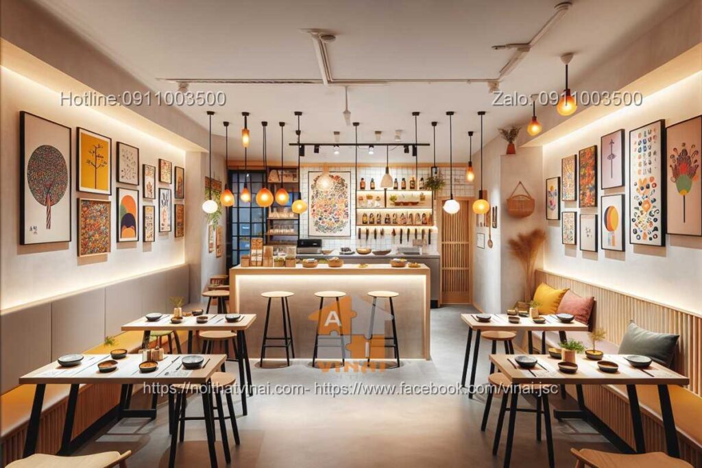 Mẫu thiết kế nhà hàng Hàn Quốc hiện đại -6
