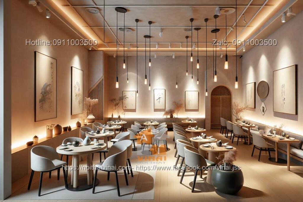 Mẫu thiết kế nhà hàng Hàn Quốc hiện đại -8