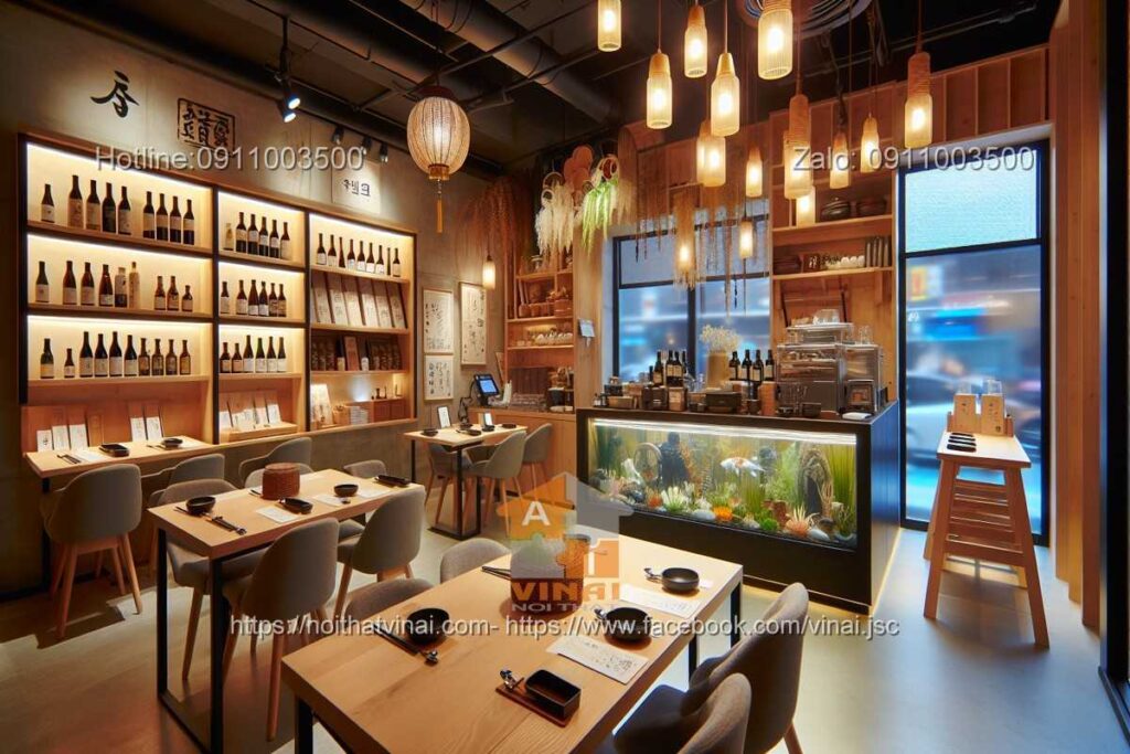 Mẫu thiết kế nhà hàng Hàn Quốc hiện đại -9