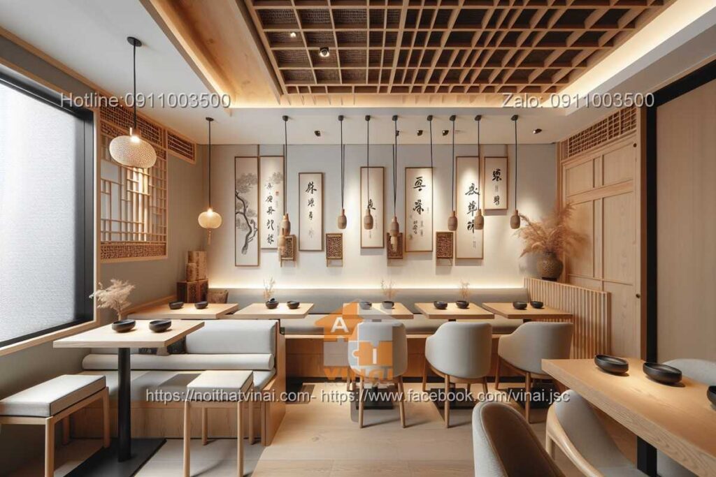 Mẫu thiết kế nhà hàng Hàn Quố nhỏ -9