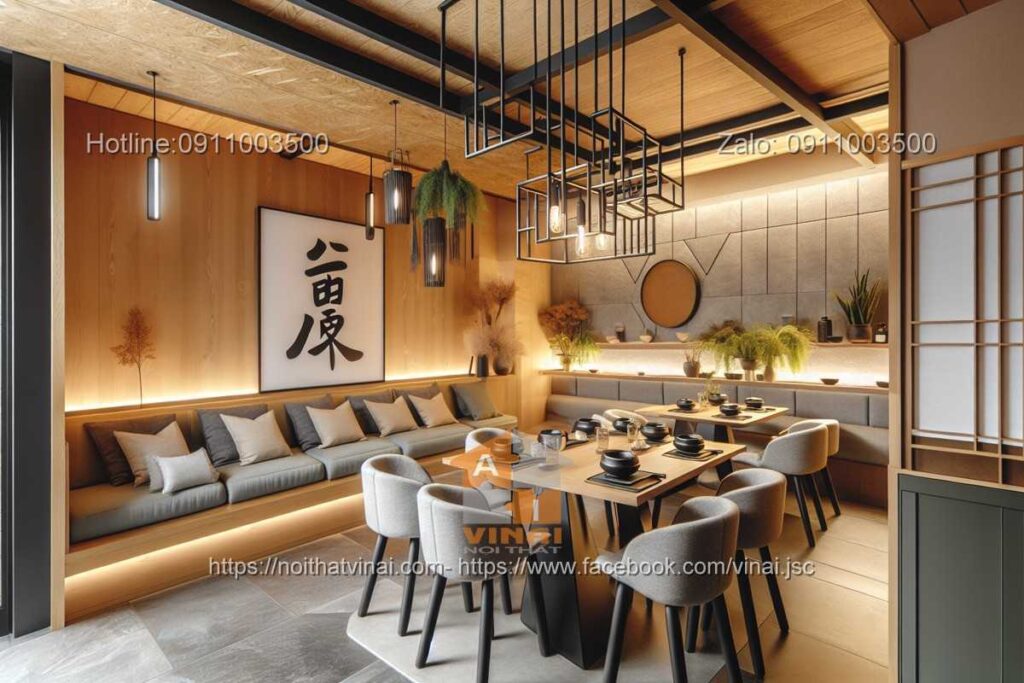 Mẫu thiết kế nhà hàng Hàn Quốc sang trọng -3