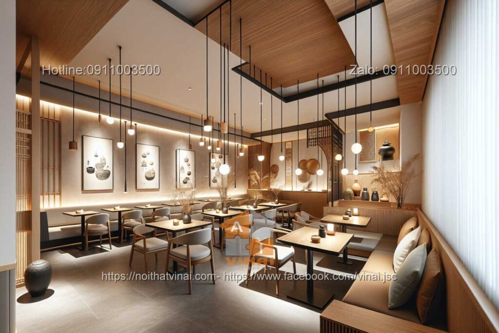 Mẫu thiết kế nhà hàng Hàn Quốc tiện nghi -5