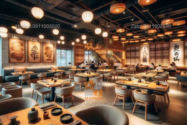 Mẫu thiết kế nhà hàng Hàn Quốc tiện nghi -7