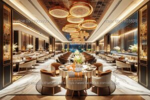 Mẫu thiết kế nhà hàng sang trọng trong khách sạn nghỉ dưỡng 22