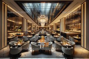 Mẫu thiết kế nhà hàng trong khách sạn 5 sao 6