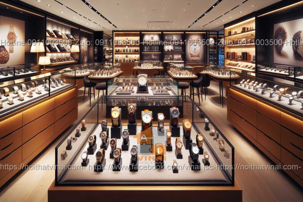 Mẫu thiết kế nội thất cửa hàng đồng hồ 11