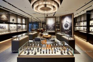 Mẫu thiết kế nội thất cửa hàng đồng hồ 2