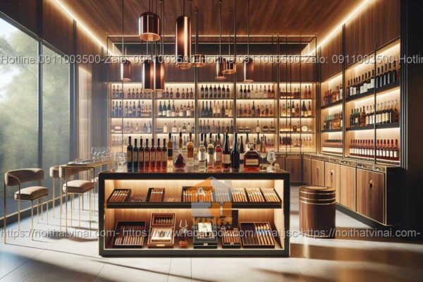 Mẫu thiết kế nội thất cửa hàng rượu ngoại 14