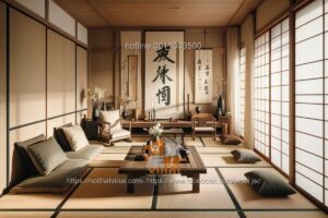 Mẫu Thiết Kế Nội Thất Phong cách Nhật Bản 1