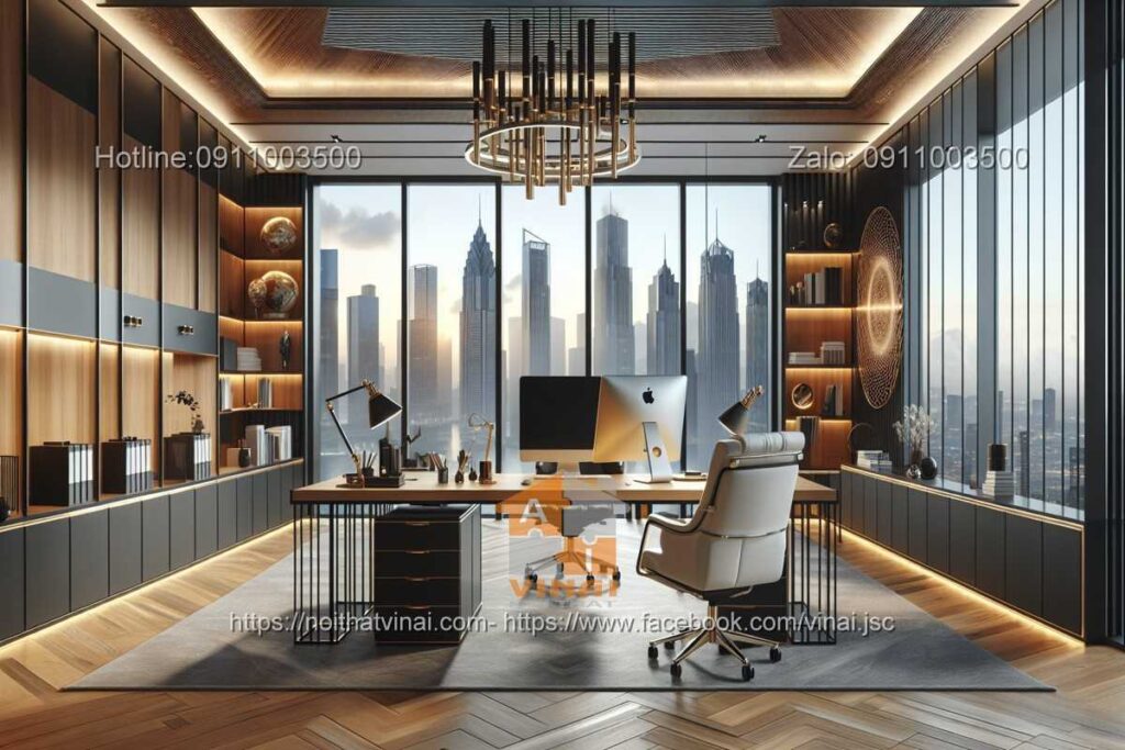Mẫu thiết kế nội thất phòng trưởng phòng -3