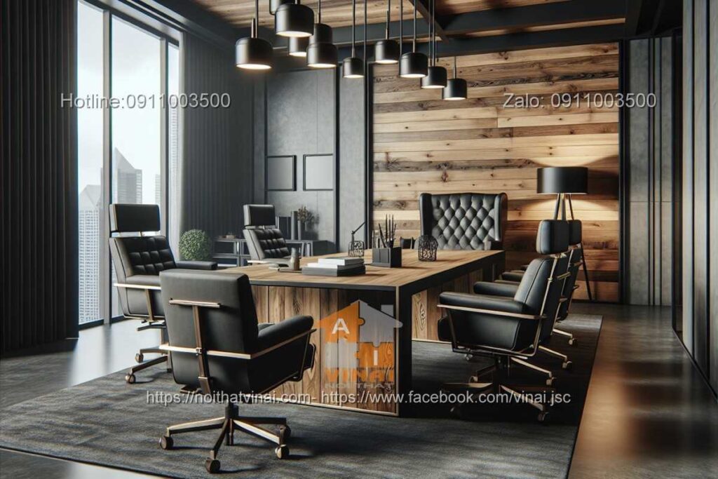 Mẫu thiết kế nội thất phòng trưởng phòng -4