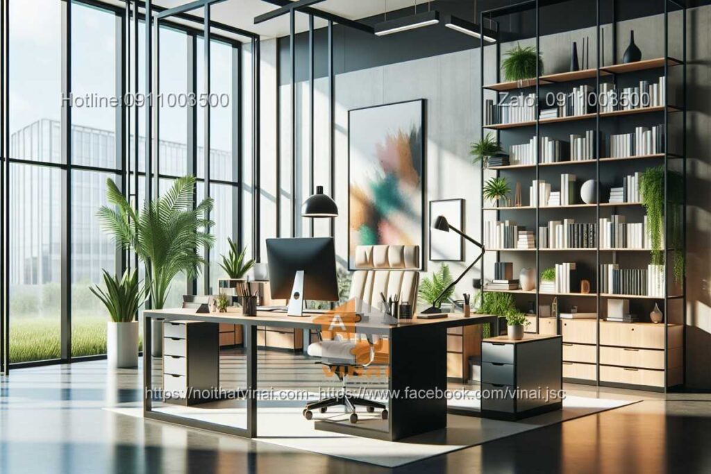 Mẫu thiết kế nội thất phòng trưởng phòng -5