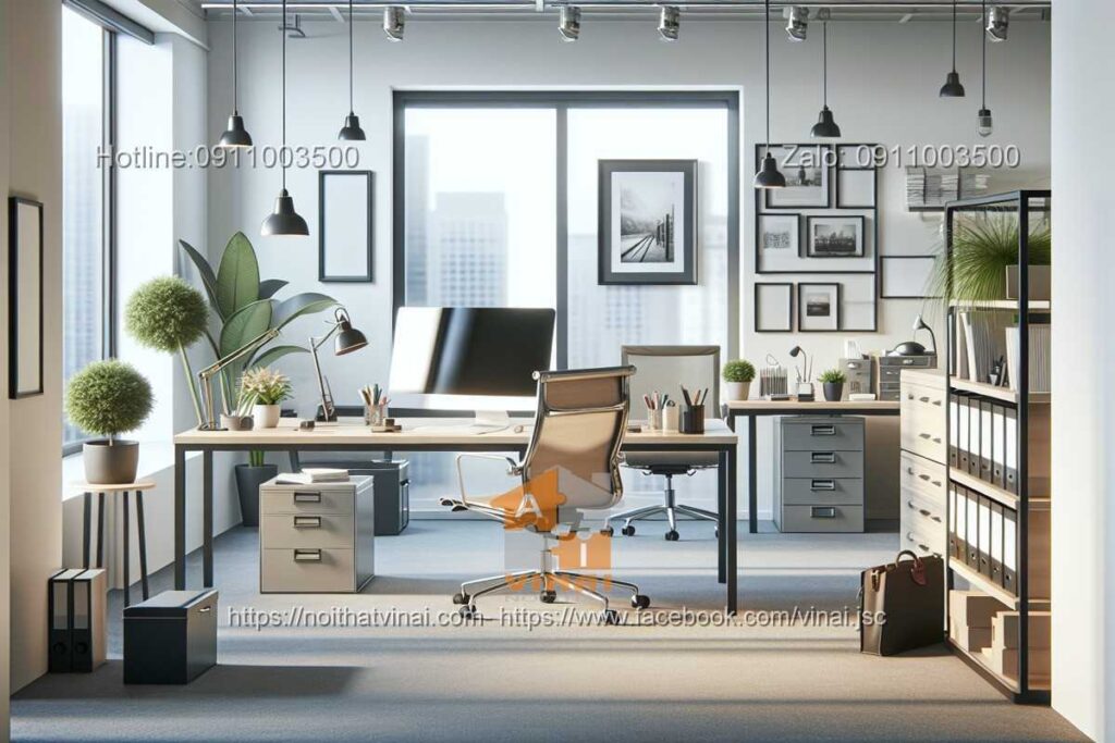 Mẫu thiết kế nội thất phòng trưởng phòng -6