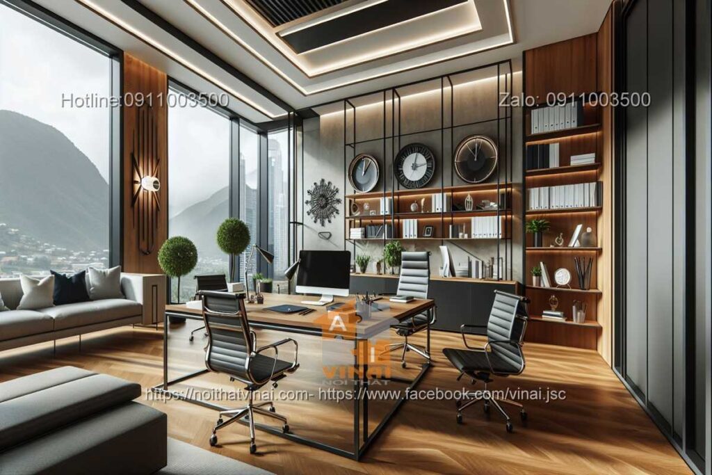 Mẫu thiết kế nội thất phòng trưởng phòng -7