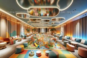 Mẫu thiết kế phòng chơi cho bé trong khách sạn 2