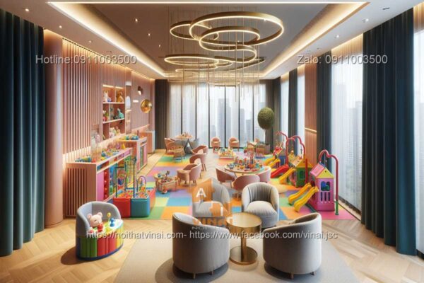 Mẫu thiết kế phòng chơi cho bé trong khách sạn 9