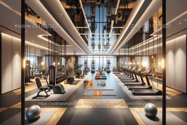 Mẫu thiết kế phòng gym 11